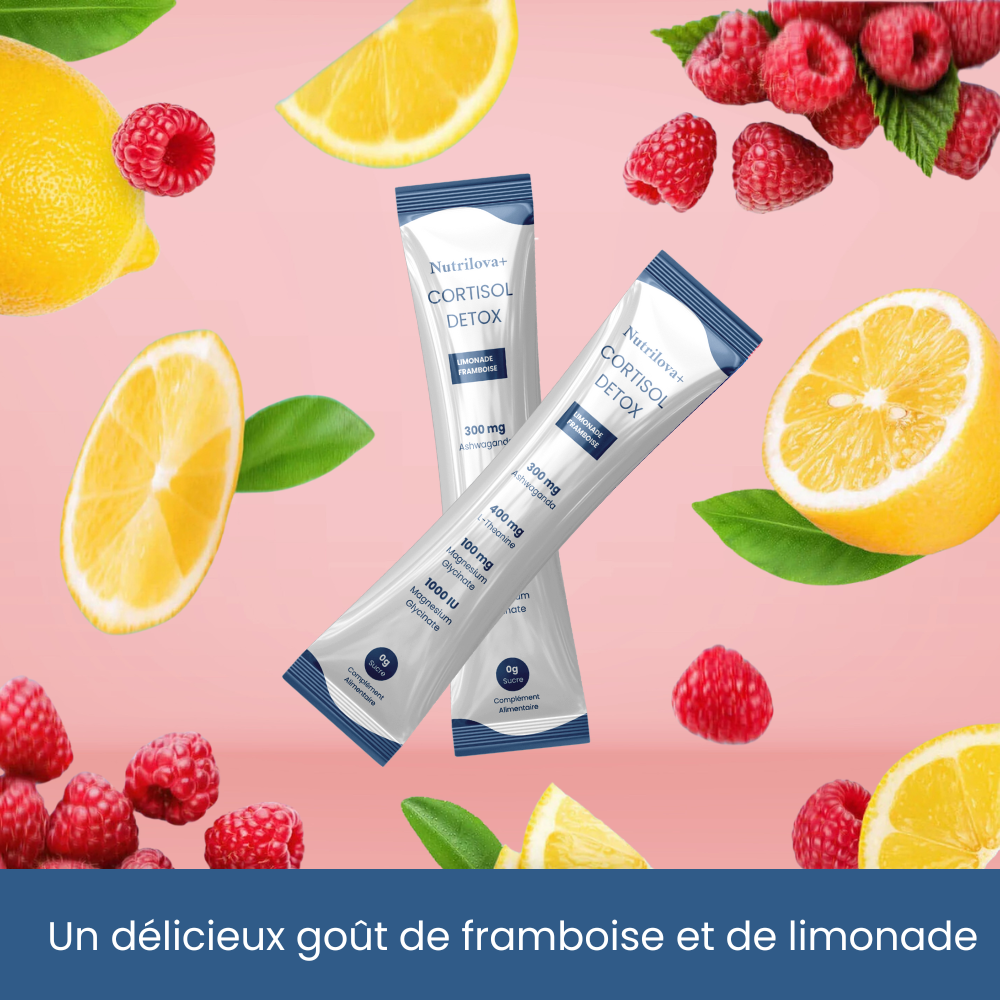 Nutrilova+® – Mélange à boire pour équilibrer le cortisol
